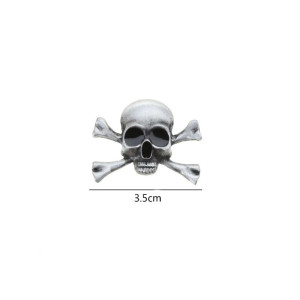 les dimensions Broche Tête de Mort Pirate