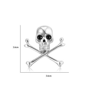 dimensions Broche Tête de Mort Pirate Jolly Rogers