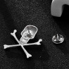 dos Broche Tête de Mort Pirate Jolly Rogers