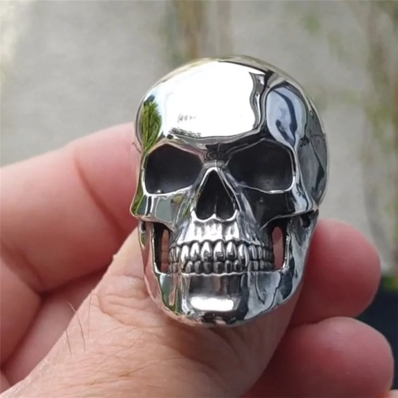 Bague Tête de Mort Grand Crâne