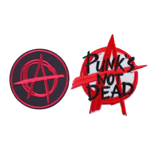 Patch Punk Rock - Anarchie et "Punk's Not Dead" | Patchs Brodés Rebell