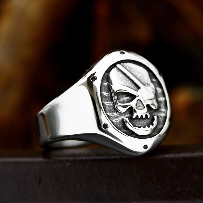 Bague Tête de Mort Pirate des Mers model 1