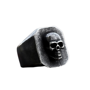 Bague Tête de Mort Crâne Forgé