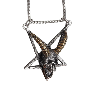 Collier Pendentif Gothique Baphomet Hurlant