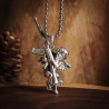 Magnifique Collier Pendentiif Angle de La Mort