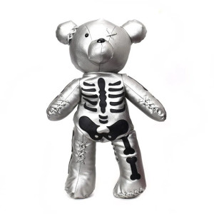 Sac à Main Gothique Design Squelette Nounours Punk Rock Argent