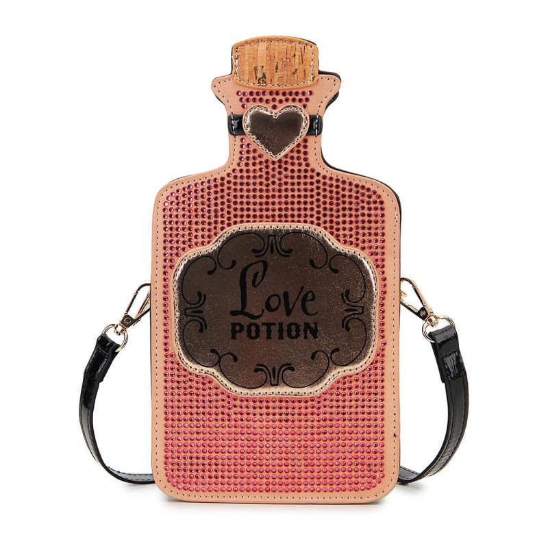 Sac à Main Gothique Amusant Design Bouteille Potion Magique "Love Potion"