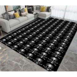 Tapis tete de mort Tapis antiderapant squelette modèle 1