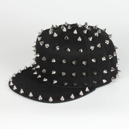 Casquette Cloutée couleur Argent
