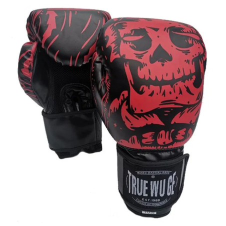 Gants de boxe Tête de Mort  - rouge