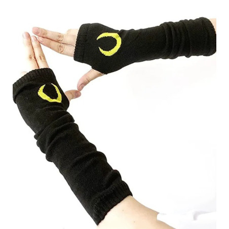 Gants mitaines Gothique pour femmes motif Croissant de Lune