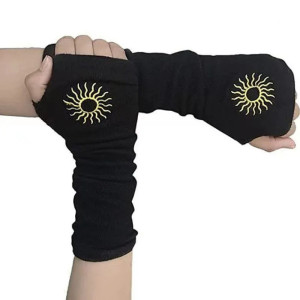 Gants mitaines Gothique pour femmes motif Soleil Brulant