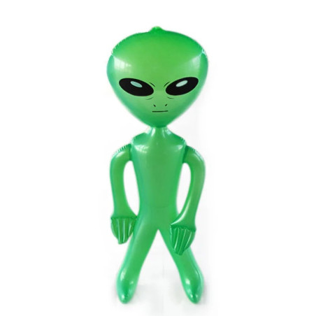 Décoration Extraterrestre Alian Gonfable  vert