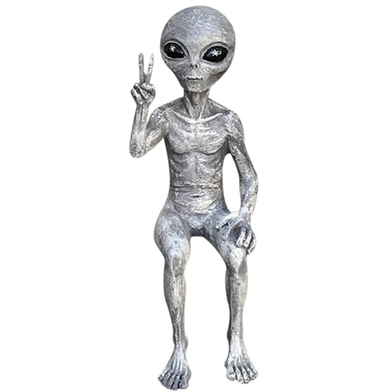 Figurines Couples d'Aliens Ornement intérieur ou Extérieur modele 1