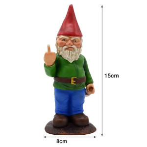 dimensions Figurine Nain de Jardin "FUCK OFF"