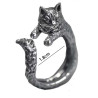 les dimensions Bague Gothique OUvert magnifique Chat