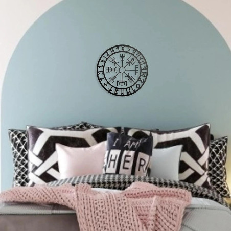 Décoration Viking Rune Viking en métal 28 cm