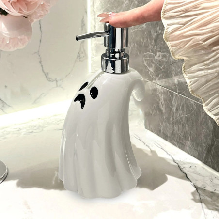 Bouteille de distributeur De Savon en Céramique à motifs Petits Fantômes
