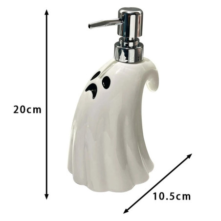 dimensions Bouteille de distributeur De Savon en Céramique à motifs Petits Fantômes