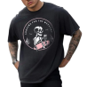 T-shirt Tête de Mort Squelette Skateboard "Lurking For The Weekend"