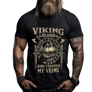 T-shirt Viking "Viking Blood Runs Through My Veins"