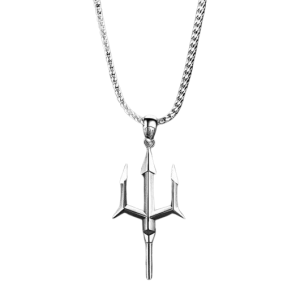 Pendentif Trident de Guerrier en Argent