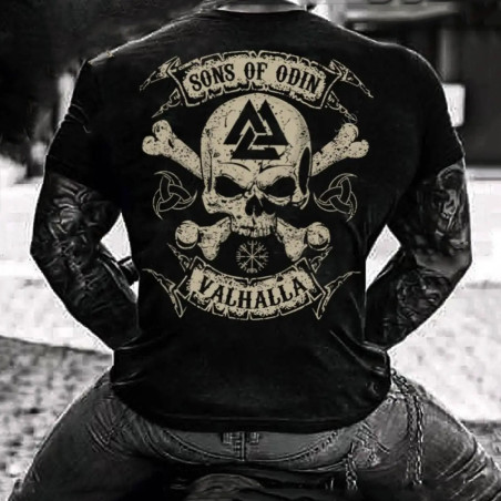 T-shirt Viking Sons Of Odin Valhalia modèle 2