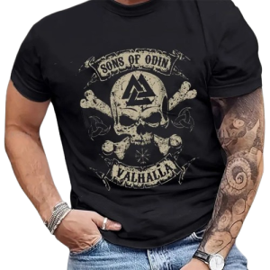 T-shirt Viking Sons Of Odin Valhalia