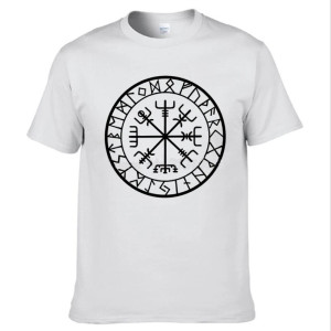 T-shirt Viking à motif Rune Viking modèle 2