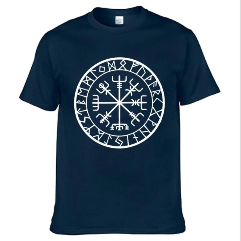 T-shirt Viking à motif Rune Viking modèle 1