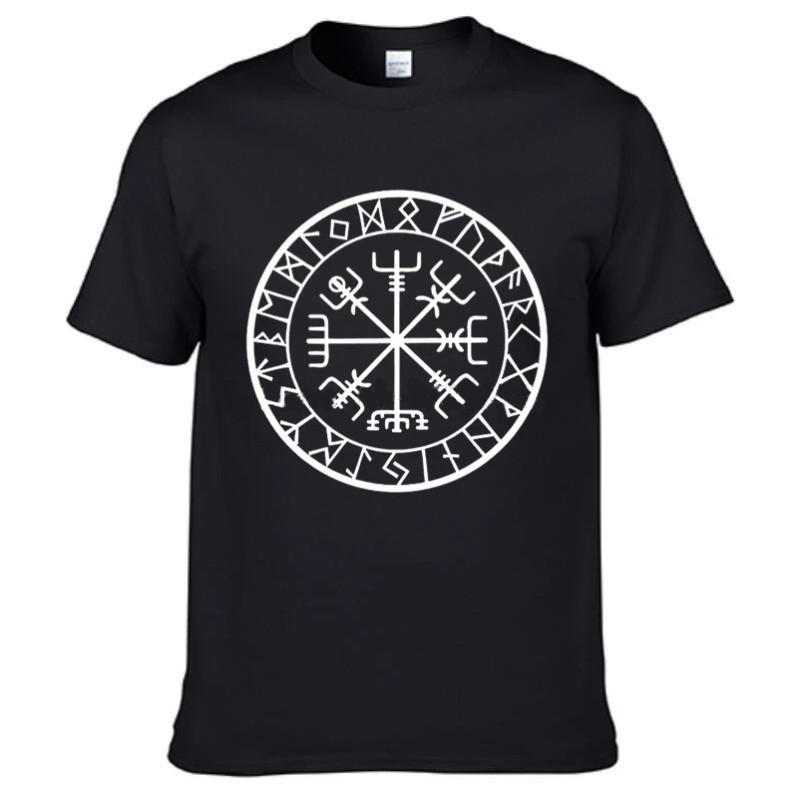 T-shirt Viking à motif Rune Viking modèle 5