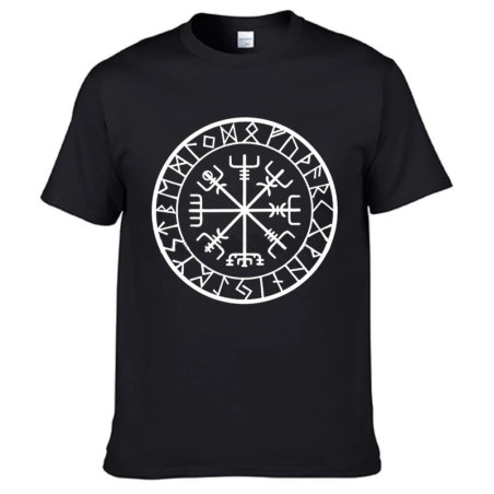 T-shirt Viking à motif Rune Viking modèle 5