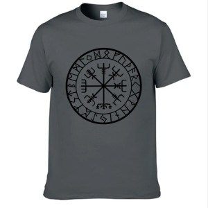 T-shirt Viking à motif Rune Viking modèle 6