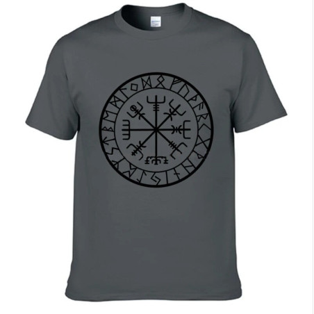 T-shirt Viking à motif Rune Viking modèle 6