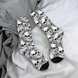 détails chaussettes Tête de mort Skull d'outre tombe