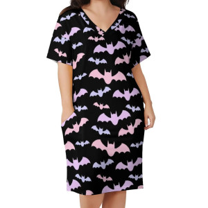 Robe Grande Taille Gothique Chauve Souris Colorées