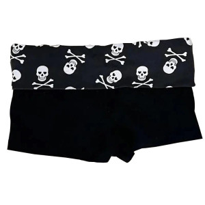 Short Sexy Tête de Mort Skull Pirates pour femme