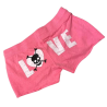 Short Sexy Tête de Mort Skull Pirates Motif "LOVE" pour femme