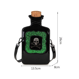 Dimensions du Sac à Main Gothique Amusant Design Bouteille de Poison