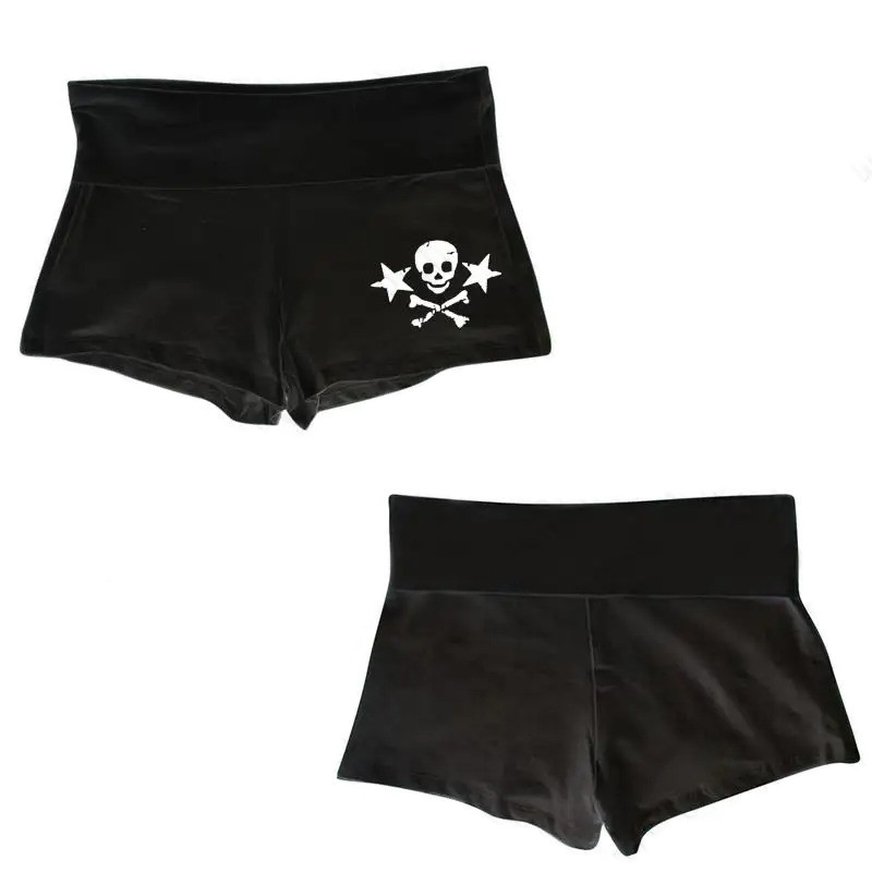 Short Gothique Skull Pirates - Disponible en Plusieurs Couleurs