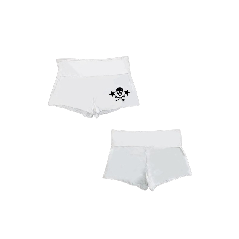 Short Gothique Skull Pirates - Disponible en Plusieurs Couleurs