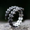 Magnifique Bague Gothique Queue de Dragon