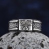 détails de la Bague Viking Yggdrasil