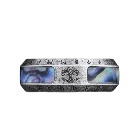 Bague Viking Miroir d'Yggdrasil