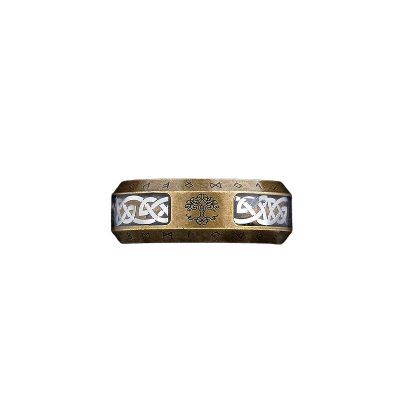 Bague Viking Sagesse d'Yggdrasil