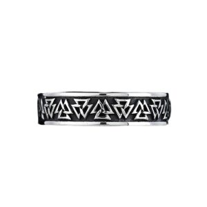 Bague Viking Valknut de Guerrier