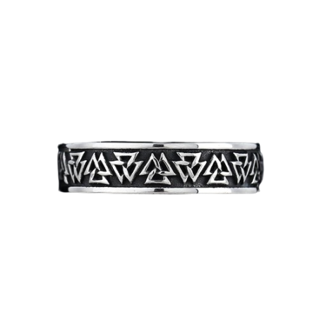 Bague Viking Valknut de Guerrier