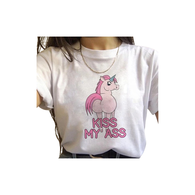 T-shirt Licorne "Kiss My Ass"