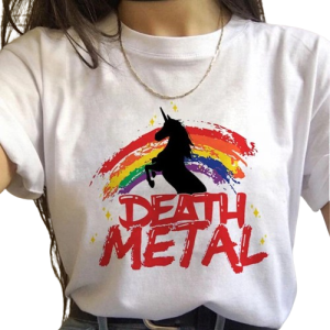 T-shirt Licorne "Death Metal"