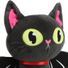 gros plan de la Peluche Petit Chat Noir Chauve-Souris